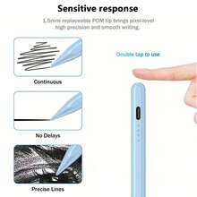 Portable Universal Stylus Set With Anti Misoperation Gloves, Compatible With IPad/Compatible With Samsung/Other Android Smart Tablets, Tilt Pressure Sensing, Anti Misoperation, High-Sensitivity Stylus, Suitable For Mobile Phones/Tablets, Drawing Accessories - Multicolor - View 5