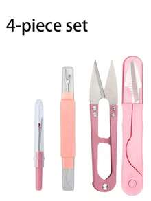 1/4/5pcs Sewing Tool Set, Threader, Seam Ripper, Embroidery Scissors, Portable Small Scissors, Suitable For DIY Embroidery, Needlework, Clothing Repair, Handmade Crafts, Holiday Gift Making - Multiple Styles - View 10