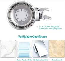 2-Pack Suction Cup Shower Head Holders, Universal, Removable And Drill-Free, Suitable For Hotel And Bathroom - 2pcs - View 6