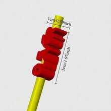 Personalized Pencil Caps | Customized Name Pencil Caps | 3D Printed School Supplies - Multicolor - View 6