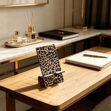 A Leopard Print Phone Stand, Convenient Phone Charging Accessory, Portable Stand, Suitable For Office, Study, Travel, Leisure, Portable, Dual Height Adjustable - Multicolor - View 11