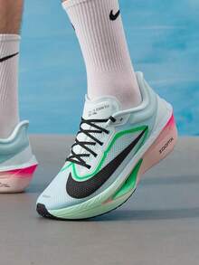 Nike Men's Running Shoes ZOOM FLY 6 26 Summer New Racing Training Running Shoes FN8454-402 - Blue - View 1