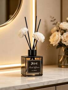 Rattan Reed Diffuser, Long-Lasting Essential Oil Diffuser, Flameless Fragrance Air Freshener, Suitable For Home Bedroom Bathroom Office Indoor Decoration - Aroma Diffuser - View 6