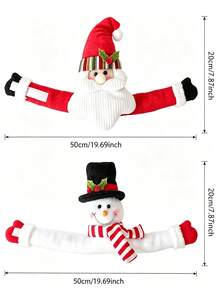 1 Peça Prendedor de Cortina Papai Noel, Fivela de Cortina Boneco de Neve, Decoração de Cena de Festa de Feriado, Criativo e Fofo, Adequado para Armazenamento de Cortinas, Decoração de Corrimão de Escada, Decoração de Garrafa, Decoração de Árvore de Natal e Decoração de Feriado de Reunião Doméstica, Melhor Escolha para Temporada de Casamento, Temporada de Formatura, Temporada de Volta às Aulas, Halloween, Presentes de Natal, Decoração Doméstica, Decoração de Quarto - Vários estilos - Visão 4
