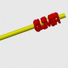 Personalized Pencil Caps | Customized Name Pencil Caps | 3D Printed School Supplies - Multicolor - View 3