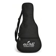 Capa Bag Cavaquinho Groove Alca Bolso Ziper Reforcada Preta - Preto - Visão 1
