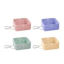 Silicone Collapsible Pet Bowl For Cats And Dogs, Portable Outdoor Feeding And Drinking Bowl, Easy To Clean And Durable Dog Food Bowl For Walking - Multicolor - View 9