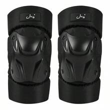 Adjustable Shock-Absorbing Joint Design Knee Pads Suitable For Motorcycle, Cycling, Skateboard Protective Gear Black 1 Pair Outdoor Equestrian Sports Motorcycle Riding Knee Pads Elbow Pads Motorcycle Protective Gear Warm Windproof Anti-Fall Cycling Leg Guards (Black) - Multiple Styles - View 17