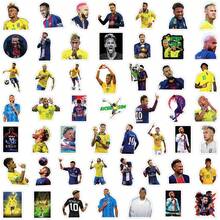 FIFA 50pcs Neymar Football Stickers, #10 Jersey, Trophy, Match Action And Celebration Patterns, Suitable For Scrapbooks, Journals And Football Fans - Multicolor - View 6