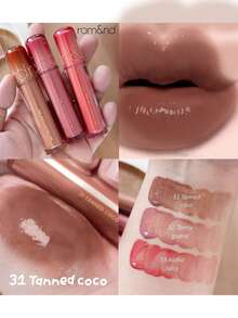 Rom&nd Romand THE JUICY LASTING TINT 31 TANNED COCO 3.5g/0.12oz，果凍光澤不黏膩質地，輕盈長效易疊擦，心形刷頭，迷你便攜設計，適合新手，K-Beauty，韓系彩妝，Olive Young，禮物 - 31 TANNED COCO - 查看 2