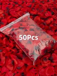 2000pcs Romantic Red Rose Petals - Wedding And Valentine's Day Decoration Gift - Multicolor - View 15