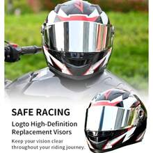 Viseira Capacete Ls2 Ff358 / Fw3 Gt Mormaii Cromada Espelhada Fechado - Viseira Cromada Espelhada - Visão 5