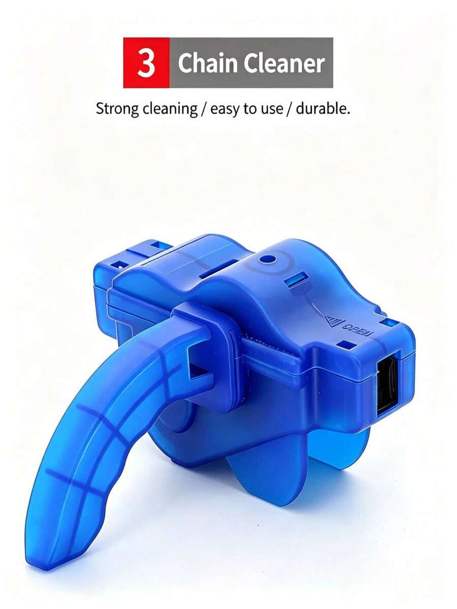 1PC Bicycle Cleaning Tool Set Chain Cleaner Cleaning Kit Bicycle Accessories Mountain Bike Motorcycle Bicycle Accessories Universal Maintenance Tools Large Brush Small Brush Portable Set Suitable For Full Bike Cleaning - Multicolor - View 1