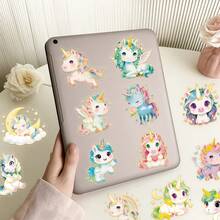 50pcs Unicorn Stickers Decoration, Suitable For Phone Cases, Notebooks, Water Bottles, Skateboards, Graffiti Helmets, Gift Stickers - 1 Set - View 19