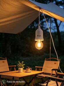 3m E27 Light Socket Extension Cable, Ambient Lighting Accessory For Indoor And Covered Patio Use - US A Type Plug(110-127V) - View 9