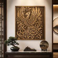 Phoenix Template, A4 Size Reusable Plastic Painting Stencil For Fabric, Farmhouse Art Projects And DIY Crafts. Suitable For Wall Murals, T-Shirts, Home Decor, Easy To Use, 11.7 X 8.3 Inch Template - A - View 5
