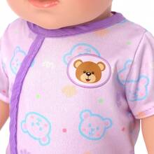 Doll Rompers, Including Printed Head‑Wrap Hats And Short‑Sleeve Bodysuits, Fine And Smooth Stitching, Suitable For 36‑45‑Centimeter / 14‑18‑Inch Newborn Dolls, Perfect For Parent‑Child Interaction, Ideal Holiday Gifts (Dolls Not Included) - Multicolor - View 6