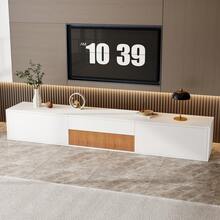 Modern TV Stand, TV Cabinet, TV Console, Low TV Stand. Unique Design - White - View 6