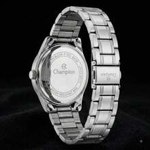 Relógio Champion Feminino Prata Aço Inox Fashion Analógico Resistente À Água 5 ATM Modelo CH24268Q - Prata - Visão 9