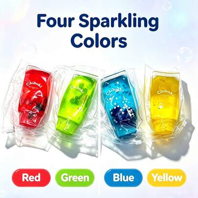 1pc Highly Attractive Transparent Jelly Squeeze Toothpaste Squishy Toy, Glitter Star Gold Foil Slow Rebound Realistic Toothpaste Stress Relief Toy, Cute Desktop Decoration, Fun Stress Relief Gift, Suitable For Girls, Handmade With Rustling Sound, Voice-Activated Stress Relief Venting Toy, Can Relieve Anxiety, Fingertip Toy, Hand Pressure Relief, Best Gift For Birthday-Party-Christmas-Valentine's Day-Children, Rrustle>Squishy>Back To School Squishy Need Doh Squishy's Crunchy Squishy's Crunchy Squishy Party Favors For Kids