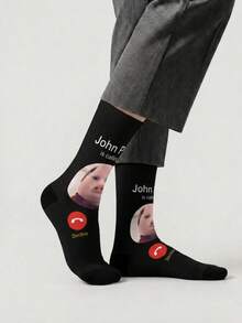 1 Pair/3 Pairs Multi-Size 360° Printed Happy Skull Cartoon Cute Soft Breathable Fashion Casual Street Hip-Hop Sports Basketball Yoga Over-The-Knee Socks, Fruit Life Style Fashion Street Hip-Hop Sports Basketball Yoga Over-The-Knee Socks, Halloween Short Socks, Can Be Matched With Black Leggings Leggings Over-The-Knee Socks Compression Mid-Calf Socks Valentine's Day Socks Fun Customized Comfortable Socks - Multicolor - View 5
