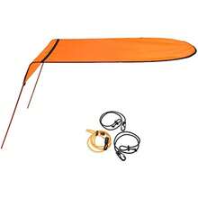 Sun Shade Canopy for Kayak Canoe Orange - naranja/fiesta de bloques - Ver 5