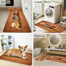 1pc Cute Highland Cow Doormat, Bathroom Mat, Durable Machine Washable Entryway Rug, Suitable For Indoor, Living Room, Bedroom, Kitchen, Office, Hallway, Porch, Dog Mat, Front Door Mat, Entryway Mat - Multiple Styles - View 2