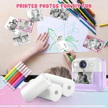 Mini Instant Camera Paper, Multi-Rolls, 4x6 Inches, 57x25mm, 55-60 Prints Per Roll - View 5