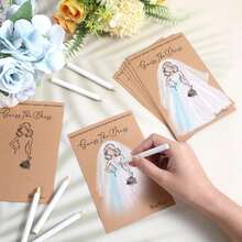 40/20pcs Bridal Dress Guessing Wedding Game Set,Wedding Party Games,DIY Bridal Shower Game Supplies, " The Wedding Dress" Wedding Party Game For Guest Participation,Wedding Decoration,Bridesmaid Proposal Gift,Fun Wedding Decor,Party Creative Supplies - Multicolor - View 5
