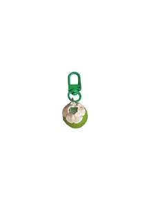 PU Coconut Camel Palm Tree Bag Charm,Woven Lanyard Keychain,Leather Palm Tree Bag Accessory,Fashion Women Handbag Decor Charms,Perfect Holiday Gift - Multicolor - View 14