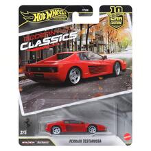 Mattel Hot Wheels Premium Collectible Toy, Car Culture 1:64 Scale 2026 Ferrari Testarossa, Real Riders Tires & Metal/Metal Body & Chassis, Modern Classics - Multicolor - View 8