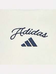 Adidas Women's FAV SS TEE 4 Short Sleeve Knit Collarless T-Shirt TKZ1583 - Beige - View 3
