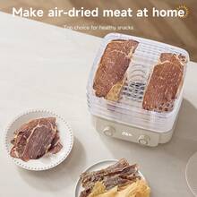 HONGMEI 5-Layer Food Dehydrator | Multi-Functional Home Appliance | Suitable For Making Beef Jerky, Fruits, Vegetables And Pet Treats | High-Heat Air Circulation | 5 Stackable Trays - US A Type Plug(110-127V) - View 6