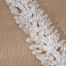 1pc Elegant Iron Hairband Bridal Wedding Hair Accessory, Suitable For All Seasons - Silver - View 5