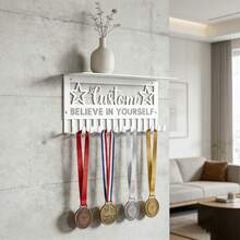 1pc Customized "Believe In Yourself" Trophy Base, Suitable For Athletes, Coaches, Boys And Girls - Reusable Champion Gift Desktop Decor, Can Hold Trophies, Medals, Award Cups - Easy To Assemble, Home Decor - Multicolor - View 3