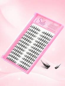 Sulv 168pcs C Curl Individual Lash Clusters Cluster Eyelashes 8-10-12-14mm Mixed DIY Lash Extension False Lashes For Self Application At Home - View 6