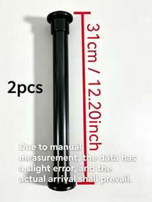 1/2pcs 30/50-50/80cm Adjustable Stainless Steel Closet Rod, Telescopic Bathroom Towel Rack/Hanging Rod/Curtain Rod/Wardrobe Rod/Shower Curtain Rod/Balcony Rod, No Drilling, Can Install Curtains And Clothes, Suitable For Bedroom - Multicolor - View 14