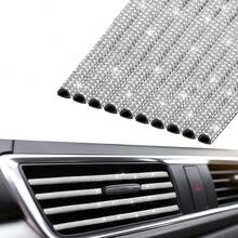 1pc Shiny Car Accessory, Air Vent Decor Strip, Car Interior Trim, Car Interior Accessory - Upgraded One Size - View 13