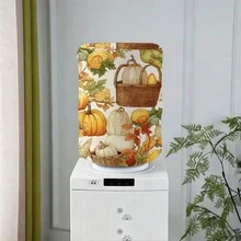 Water Dispenser Barrel Cover For 5 Gallon Water Bottlem, Autumn Pumpkin Mushroom Printed Durable Fabric Water Cooler Covers, Elastic Fabric Bucket Decor Protector Cover - Multicolor - View 18