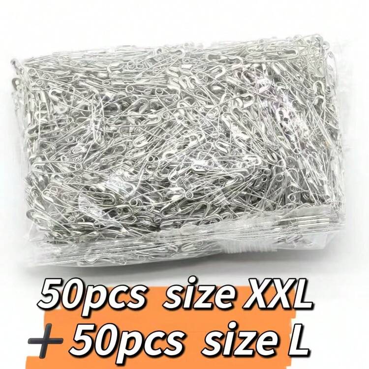 50pcs Silver Stainless Steel Safety Pins, Small Brooch Pins, DIY Jewelry Making Supplies And Accessories - Silver - View 21