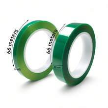 Tesa Green PET High-Temperature Masking Tape, Resistant To 200 Degrees, Powder Coated With Baking Paint Without Residue, High-Te - Round - View 4
