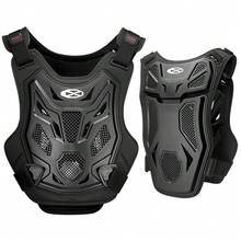 Motorcycle Riding Protective Vest, Riding Knee & Elbow Pads Racing Protective Gear, Outdoor Sports Protective Equipment, Off-Road Motorcycle Riding Gear, Bicycle Accessories, Essential Riding Gear, Gift For Male & Female Riders - Black - View 2