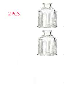 50ml Empty Home Fragrance Diffuser Bottle, Also Used For Vase Decoration, Diffuser Jar, Fragrance Accessories, For DIY Replacement Set, Party Gift (Single Bottle Without Cap) - Transparent - View 15