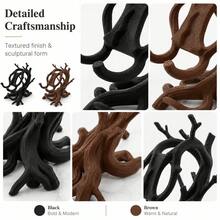 Root Shape Phone Stand, Nature Inspired Desktop Phone Holder, Stable Handsfree Viewing Stand For Video Calls, Streaming & Recipes, Decorative Phone Cradle For Home & Office - A - View 4