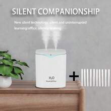 2000ml Large Capacity Dual Mist Aromatherapy Diffuser, USB Powered Humidifier, Home Decor, Student Dorm Air Humidifier, Back To School Gift - A - View 18