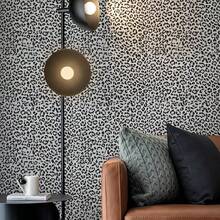 1 rulle personlig vit leopardmönstrad DIY vattentät fläckavvisande lättstädad självhäftande tapet/väggklister, lämplig för skåp, bord, stolar, rumsbakgrund och hemrenovering - leopardtryck - Visa 2