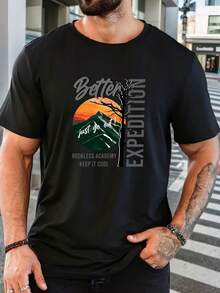 Men T-Shirts - Black - View 6