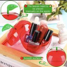 12pcs Thank You Week Gift Plastic Apple Shaped Large Capacity Red Candy Boxes, Thank You Gift Boxes, Suitable For Apple Thank You Gifts, Year-End Halloween Party Back To School Decorations - View 7