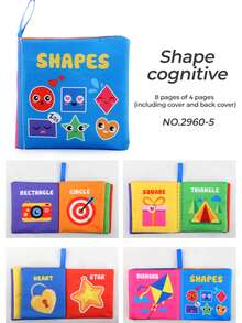 Infant Cloth Books And Toys,Early Education And Intelligence Learning Cloth Books,Early Education And Enlightenment Cognitive Cloth Books For Learning - Multicolor - View 10