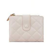 Travel Wallet Quilted Coin Purse Integrated ID Card Holder Organizer Bag - Multicolor - View 12
